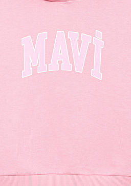 Mavi Logo Bask?l? Pembe Sweatshirt  фото 4