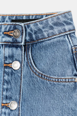 Z1975 CROPPED OVERSIZE DENIM SHIRT - Zara фото 15