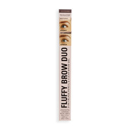 Контурный карандаш для бровей и гель для фиксации Eyebrow pencil Fluffy Brow Filter Duo, Ash Brown 6792219