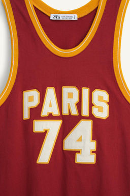 LIMITED EDITION NUMBER TANK TOP - Zara фото 6
