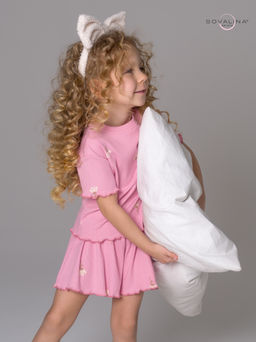 Пижама Элли астра на пудре - Sovalina фото 6