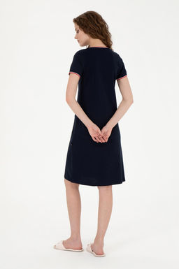 Женская темно-синяя ночная рубашка Неожиданная скидка в корзине - U.s. polo assn фото 12