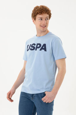 Мужская голубая базовая футболка Неожиданная скидка в корзине - U.s. polo assn фото 3
