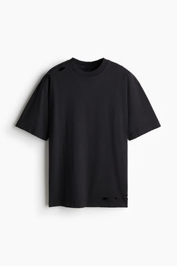 Camiseta con efecto desgastado Oversized Fit