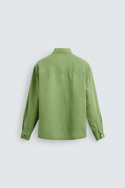 LINEN/COTTON POLO SHIRT