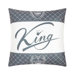 Подушка Этель King 40х40 см, велюр, 100% п/э