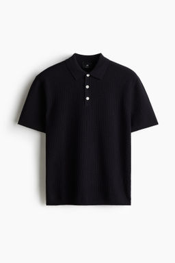 Polo en punto texturizado Regular Fit