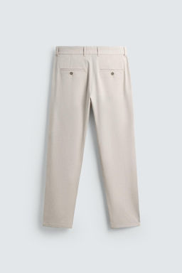 PANTAL?N CHINO ESTRUCTURA CONFORT / Beige claro - Zara фото 8