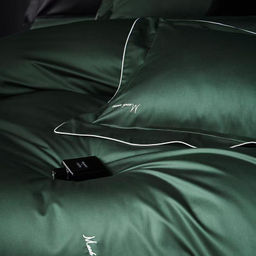 КПБ Mency Winni Mark Cross Бархатный сатин MENWMC008 2 спальный