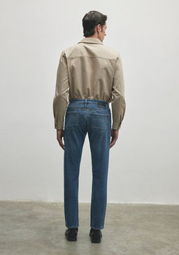 Martin Mavi Black Puslu Ac?k Mavi Jean Pantolon  фото 4