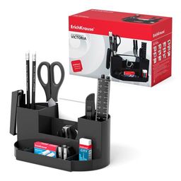 Цена за 1 шт. Набор настольный пластиковый ErichKrause Victoria, Classic, черный