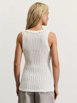 Майка ажурной вязки из вискозы / Zarina  фото 5