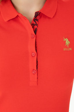 Kad_n K_rm_z_ Basic Polo Yaka Ti__rt - U.s. polo assn фото 7