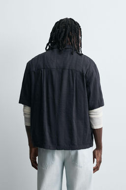 STRIPED JACQUARD SHIRT - Zara фото 3