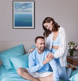 Простыня на резинке 90х200 Моноспейс бирюзовый - Ecotex фото 6