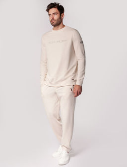 VILATTE / Джемпер с авторским принтом из легкого футера  фото 3