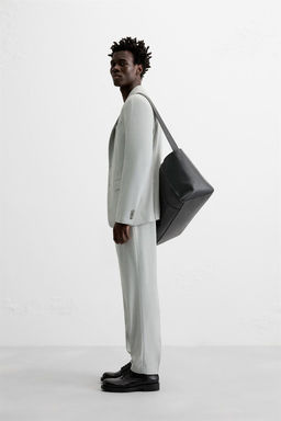 TEXTURED SUIT TROUSERS - Zara фото 4