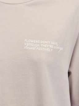 Футболка из хлопка с принтом / Zarina  фото 6