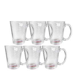 Набор кружек 6 шт 290 мл h-10,2 см., d-8,2 см. в уп. , арт. 243 А/B ZB - Полимербыт фото 2