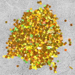 Цена за 2 шт. Наполнитель для шаров «Конфетти шестиугольник», d=3 мм, 10 г