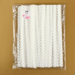 Кружево на сетке, 45 мм, 14±1 м, белое