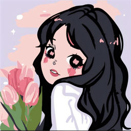 Картина по номерам на подрамнике Draw Me! Beautiful person, (20*20 см)