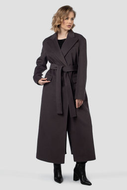 01-12172 Пальто женское демисезонное (пояс) - El podio фото 5