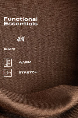 Camiseta con cuello perkins Warming Slim Fit - H&m фото 8