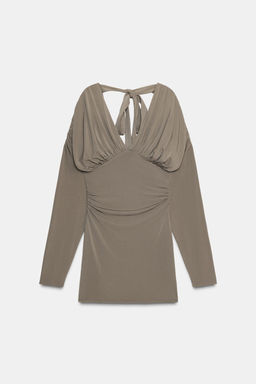 VOLUMINOUS SHORT DRESS - Zara фото 5