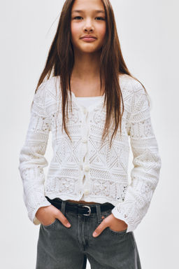 C?rdigan efecto crochet - H&m фото 4