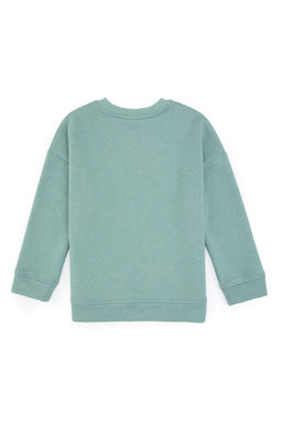 K_z _ocuk Mint Bisiklet Yaka _ardonlu Sweatshirt - U.s. polo assn фото 3