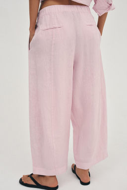 PANTAL?N BARREL LINO ZW COLLECTION / Malva claro - Zara фото 3