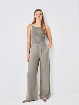 Beli Lastikli Loose Fit Kad?n Pantolon