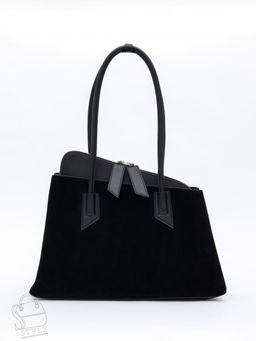 Сумка женская кожаная 6005L black Polina&Eiterou
