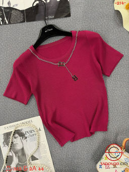 Футболка женская однотонная - Bruno фото 3