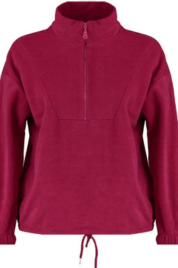 Bordo Fermuar Detayl? Polar Orme Sweatshirt TWOAW21SW0758