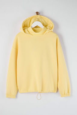 Antrasit Oversize/Genis Kal?p Kal?n Ici Polarl? Orme Sweatshirt TWOAW26SW00115 - Trendyolmilla фото 8