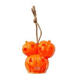 Цена за 10 шт. Декор на Хеллоуин, подвеска «Ужасная тыква» световая