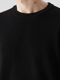 Bisiklet Yaka Erkek Triko Kazak