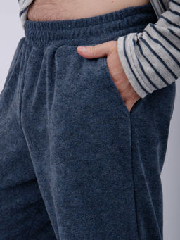 Пижама "Вояж" синяя, махра