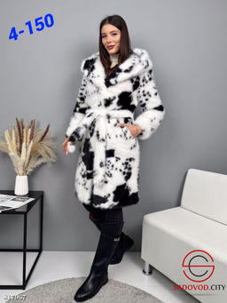 Шуба искусственная под норку