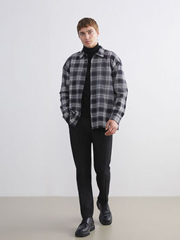 Regular Fit Uzun Kollu Ekose Erkek Oduncu G?mlek