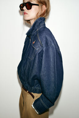 Z1975 DENIM BOMBER JACKET - Zara фото 6