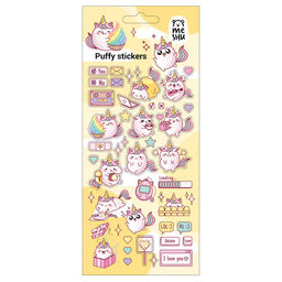 Наклейки объемные "Cute unicorn" (MS_57647, MESHU) 10*23см