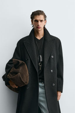 BOUCLE TEXTURED WOOL COAT - Zara фото 17