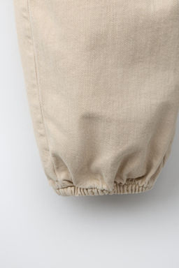PANTAL?N BAGGY / Beige