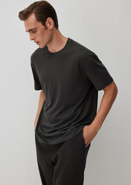 Antrasit Basic Tisort