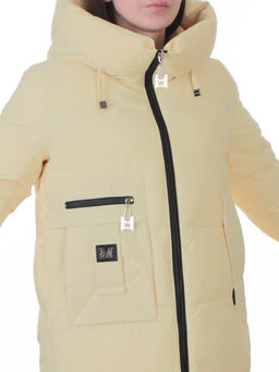 M-M07 YELLOW Куртка зимняя женская (150 гр. холлофайбер) - Fashion фото 2