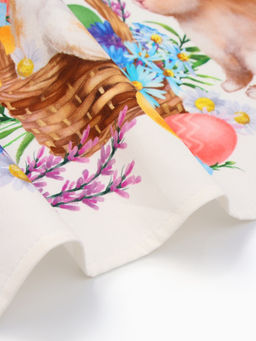 Дорожка пасхальная на стол Этель Зайчики 30?70 см, 100% хлопок, саржа 190 г/м?