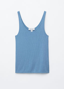 Camiseta de tirantes de punto con cuello redondo - H&m фото 2